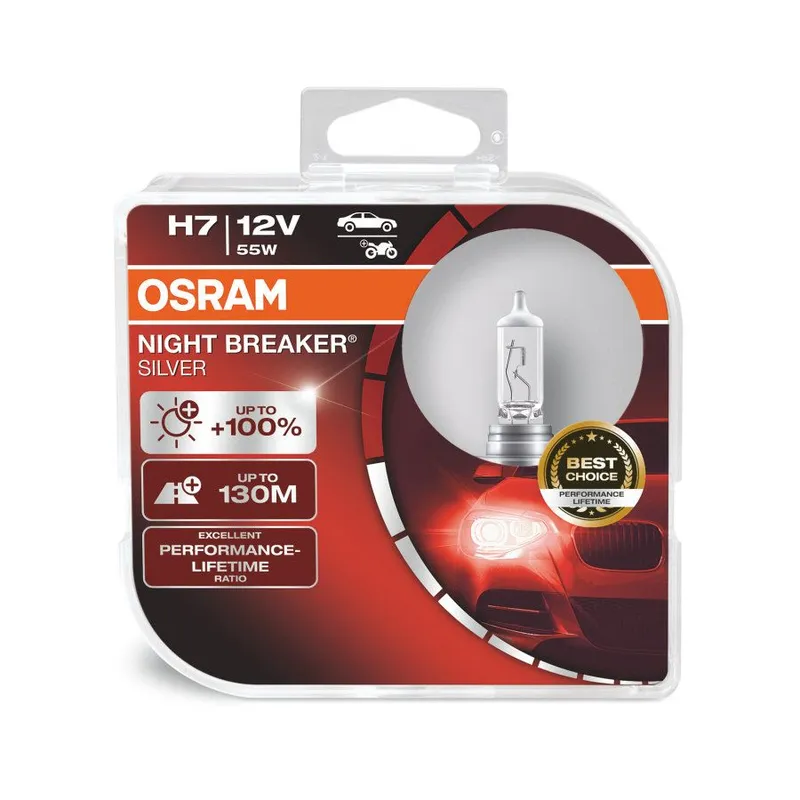 Alternativ bild 0 för Osram Night Breaker Silver - H7 Billampor