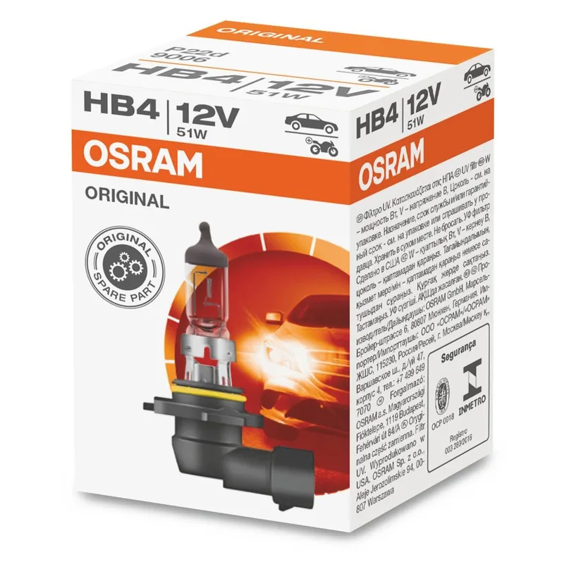 Alternativ bild 0 för Osram Original - Glödlampa HB4 51W 12 V 1-pack