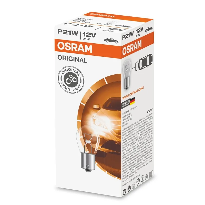 Alternativ bild 0 för Osram Original - Glödlampa P21W 21W 12 V 1-pack