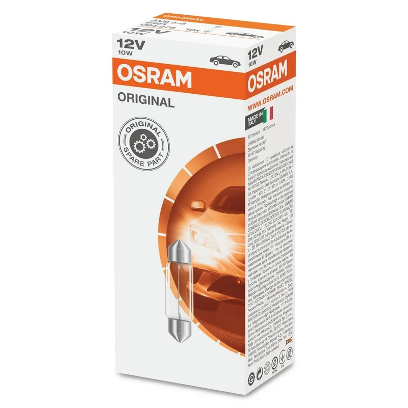 Alternativ bild 0 för Osram Original - Glödlampa Sockelglödlampa 10W 12 V 1-pack