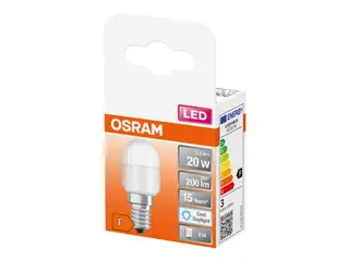 Produktfoto för OSRAM SPECIAL - LED-glödlampa - form: T26 - glaserad finish - E14 - 2.3 W (motsvarande 20 W) - klass F - svalt dagsljus - 6500 K
