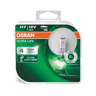 Produktfoto för Osram Ultra Life - H7 billampor