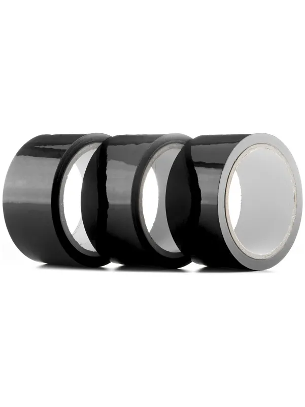 Alternativ bild 0 för Ouch!: Bondage Tape, 3-pack, svart
