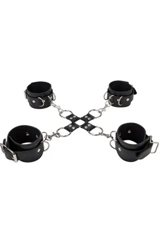Produktfoto för Ouch Leather Hand & Legcuffs