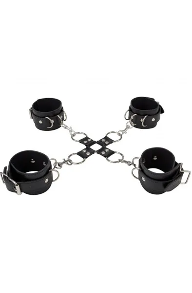 Bild 1 för Ouch Leather Hand & Legcuffs