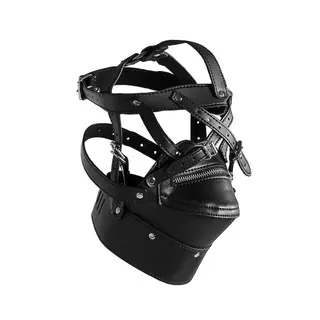 Produktfoto för Ouch!: Xtreme Head Harness with Zip-up Mouth & Lock