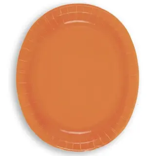 Produktfoto för Ovala fat orangea 8-pack
