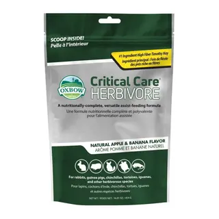 Produktfoto för Oxbow Critical Care Herbivore Apple & Banana (455 g)