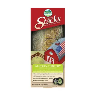 Produktfoto för Oxbow Harvest Stacks Timotej & Kamomill Hö 992 g