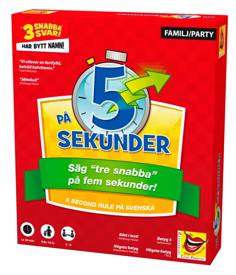 Alternativ bild 0 för På 5 Sekunder (3 Snabba Svar) (Sv)