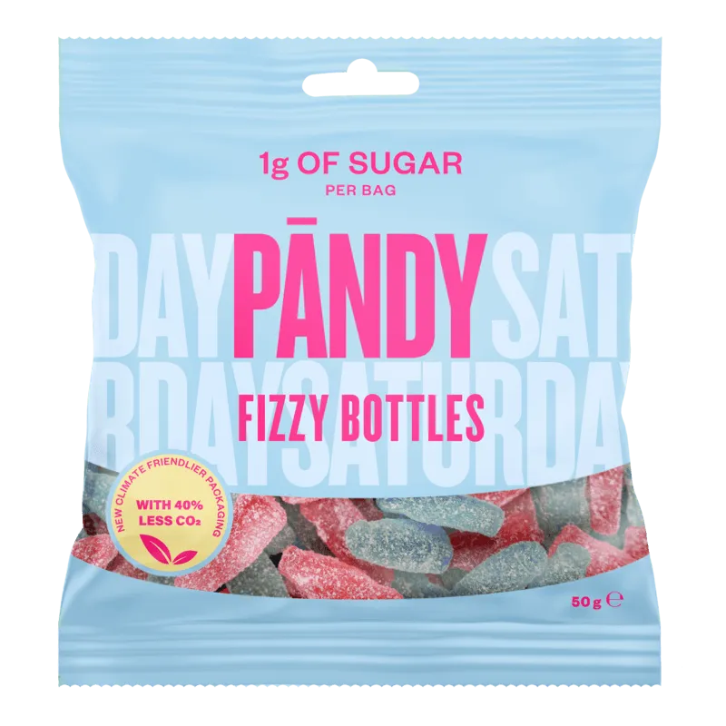 Bild 1 för Pändy Candy Fizzy Bottles 50 g