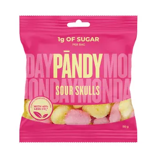 Produktfoto för Pändy Candy Sour Skulls 50 g