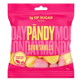Produktfoto för Pändy Candy Sour Skulls 50 g