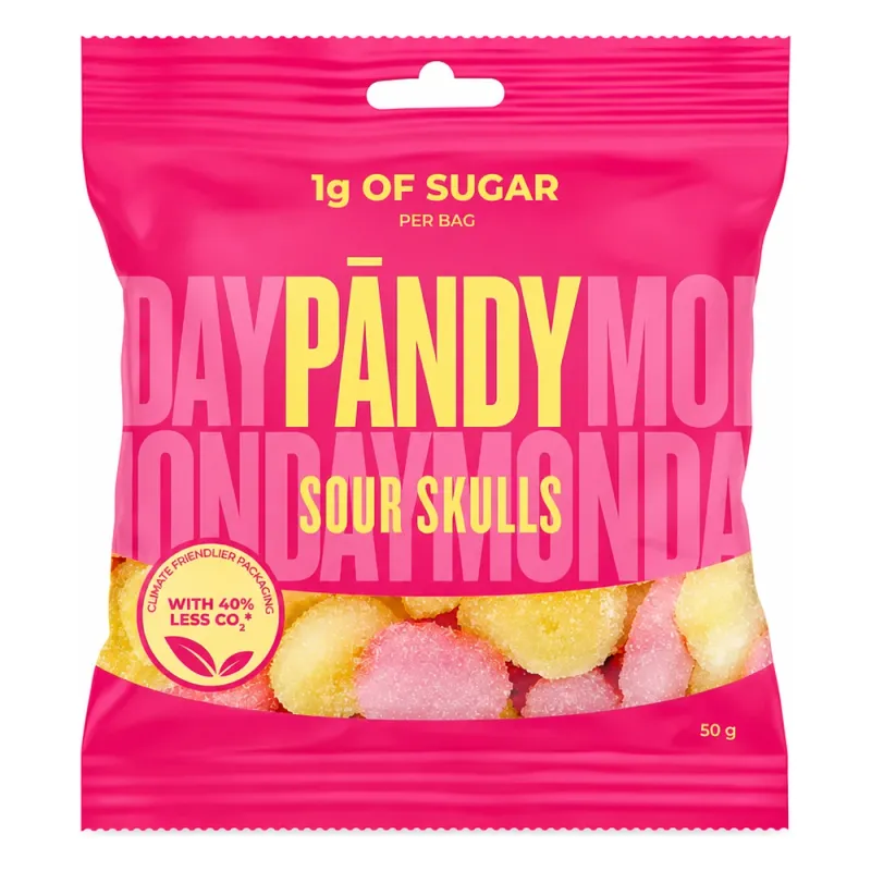 Bild 1 för Pändy Candy Sour Skulls 50 g