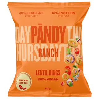 Produktfoto för Pändy Lentil Rings Ranch 50 g