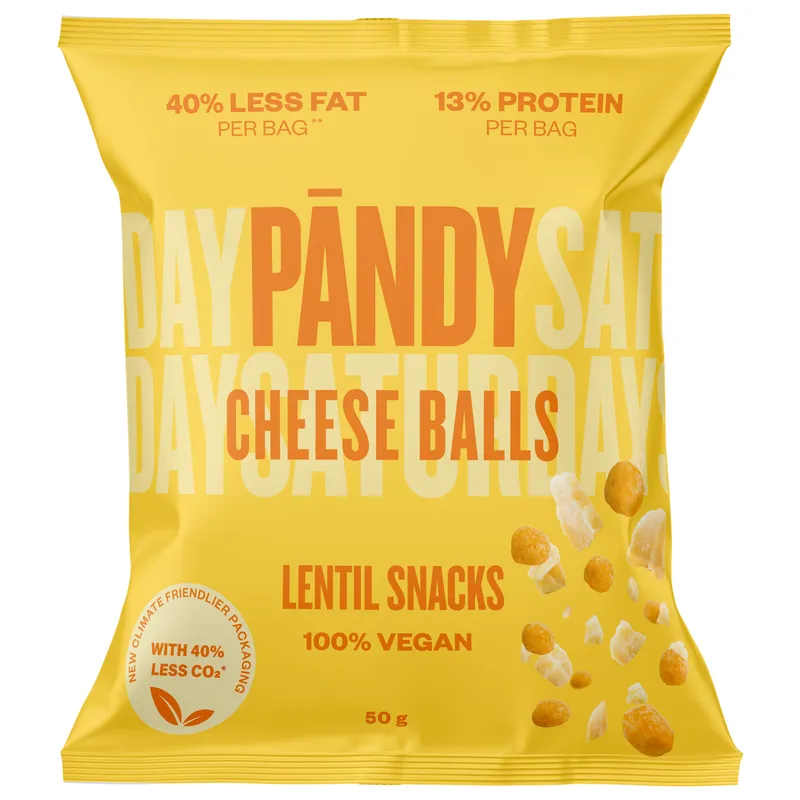 Bild 2 för Pändy Lentil Snacks Cheese Balls 50 g