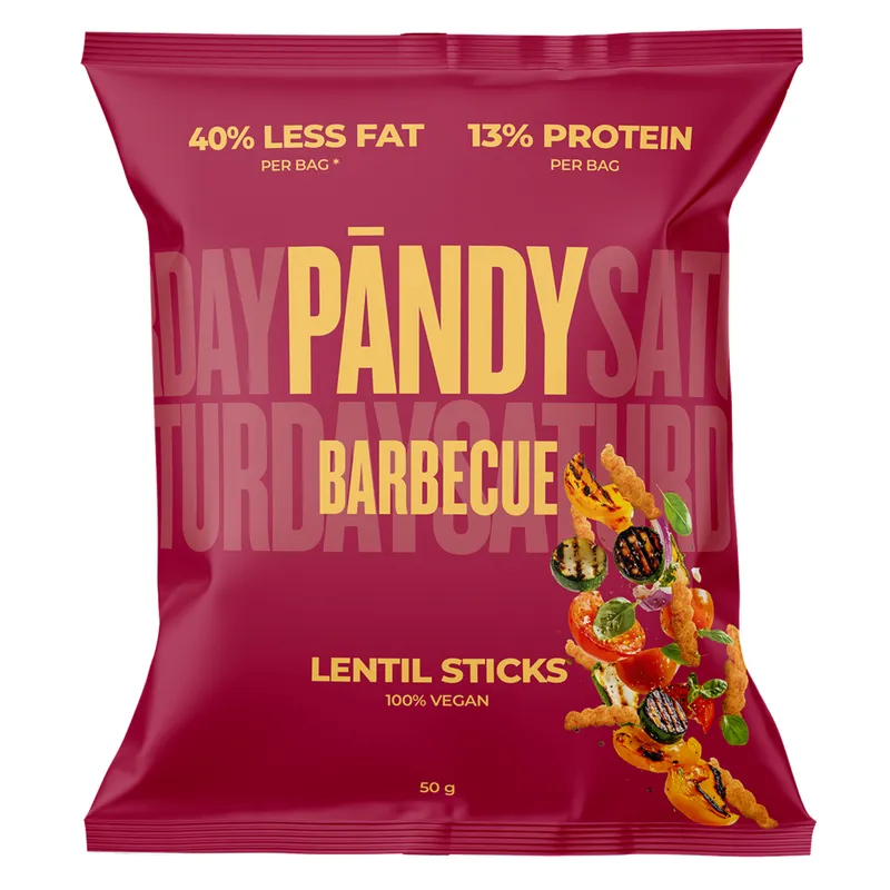 Bild 2 för Pändy Lentil Sticks Barbecue 50 g