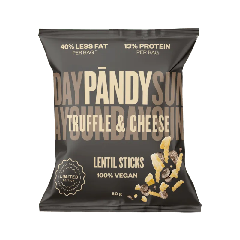 Bild 1 för Pändy Lentil Sticks Truffle & Parmesan 50 g