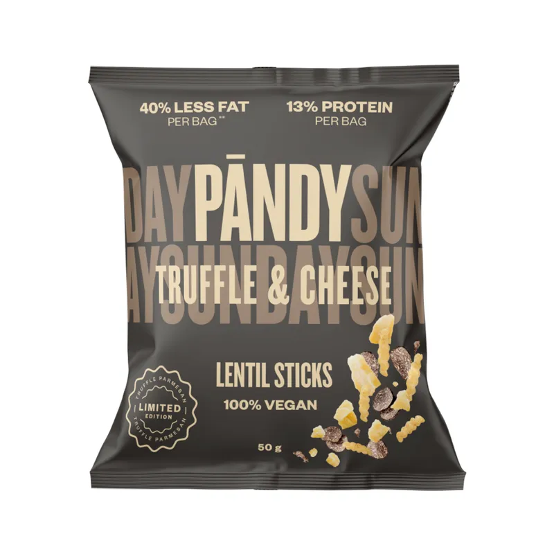 Bild 2 för Pändy Lentil Sticks Truffle & Parmesan 50 g