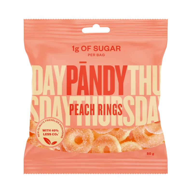 Bild 1 för Pändy Peach Rings 50 g