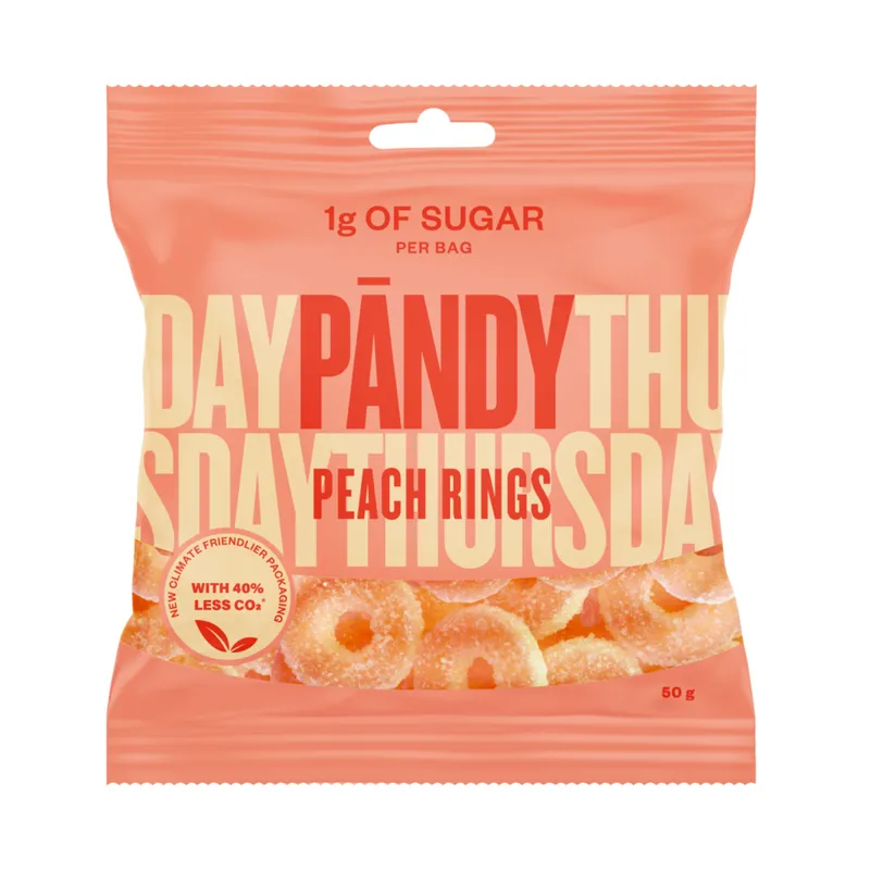 Bild 2 för Pändy Peach Rings 50 g