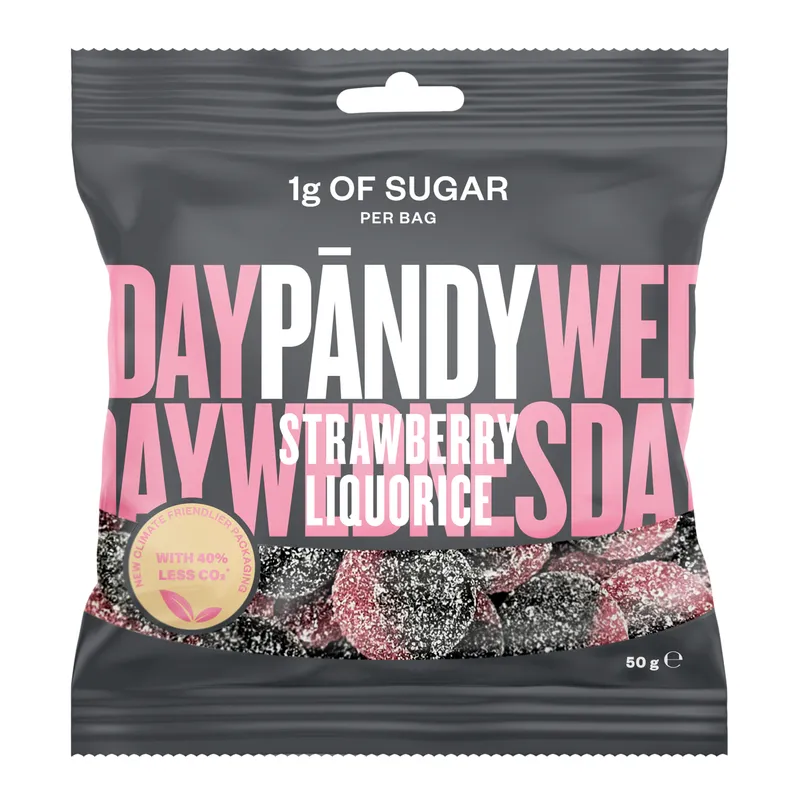 Bild 2 för Pändy Strawberry/Liquorice 50 g