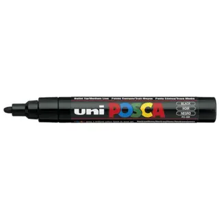 Produktfoto för Paintmarker Uni POSCA PC-5M sort