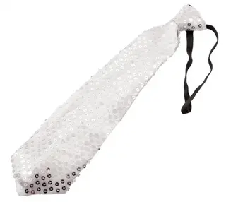 Produktfoto för Paljettslips LED silver