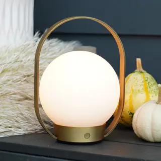 Produktfoto för Palla T1 Portable Bordslampa Burnished Brass - Antidark