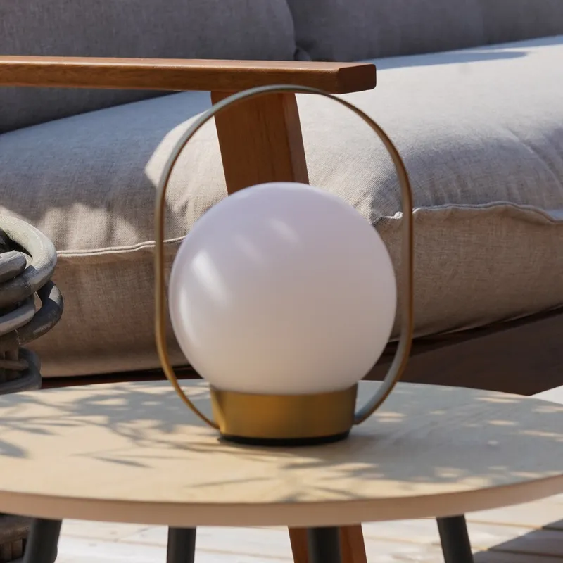 Bild 2 för Palla T1 Portable Bordslampa Burnished Brass - Antidark