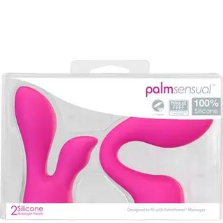 Produktfoto för Palm Power: Palm Sensual, 2 Silicone Massager Heads
