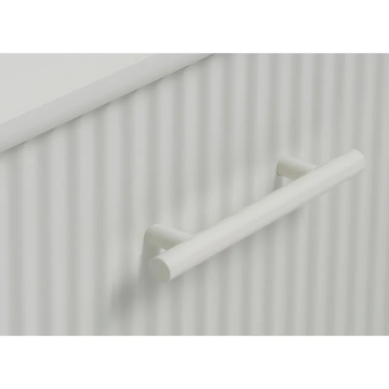 Bild 2 för Palma TV-bord, w. 2 d&ouml;rrar och 1 l&aring;da - greige MDF och metall (140x45)
