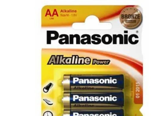 Alternativ bild 0 för Panasonic 1x4 LR6APB, Engångsbatteri, Alkalisk, 1,5 V, Blå, Guld, 14,5 mm, 14,5 mm