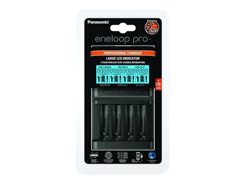 Alternativ bild 0 för Panasonic eneloop Pro BQ-CC65 - Smart Charger