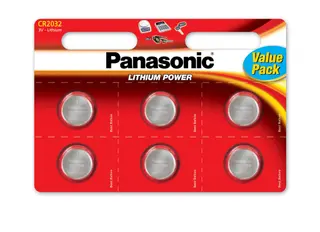 Produktfoto för Panasonic Lithium Power - Value Pack - batteri 6 x CR2032 - Li