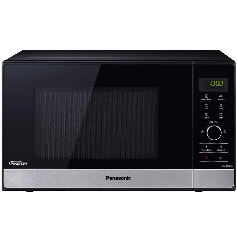 Bild 1 för Panasonic NN-GD38 - Mikrovågsugn med grill - 23 liter - 1000 W - rostfritt stål/svart
