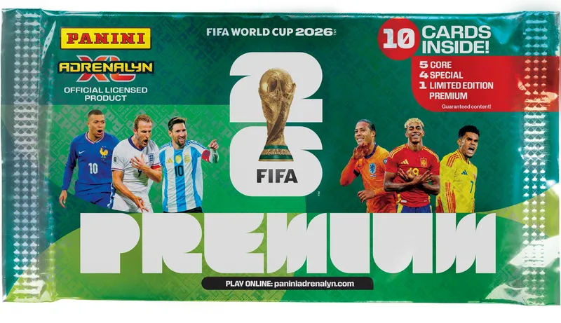 Alternativ bild 0 för Panini World Cup 2026 Premium Booster - Assorted