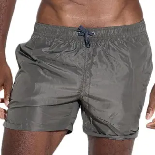 Produktfoto för Panos Emporio Badbyxor Luxe Swimshort Mörkgrön polyester Large Herr