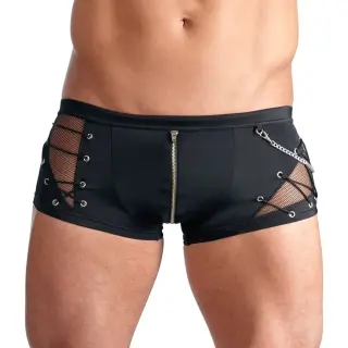 Produktfoto för Pants with Zip & Chain - Black