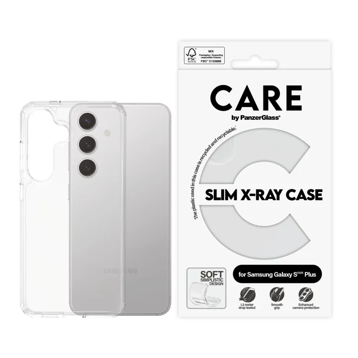 Alternativ bild 0 för PanzerGlass CARE Galaxy S25+ Fashion silikonskal (transparent)