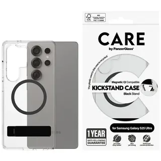 Produktfoto för PanzerGlass CARE Galaxy S25 Ultra Kickstand Case skal (transparent/svart)