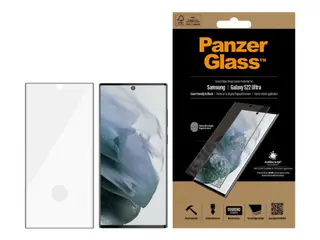 Produktfoto för PanzerGlass™ | Case-Friendly - Skærmbeskytter för mobiltelefon - Edge-to-Edge passform - ramfarve sort | Samsung Galaxy S22 Ultra
