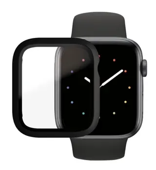 Produktfoto för PanzerGlass™ Full Body Screen Protector for Apple Watch 4/5/6/SE black 44 mm 3641 - Unisex - Glass