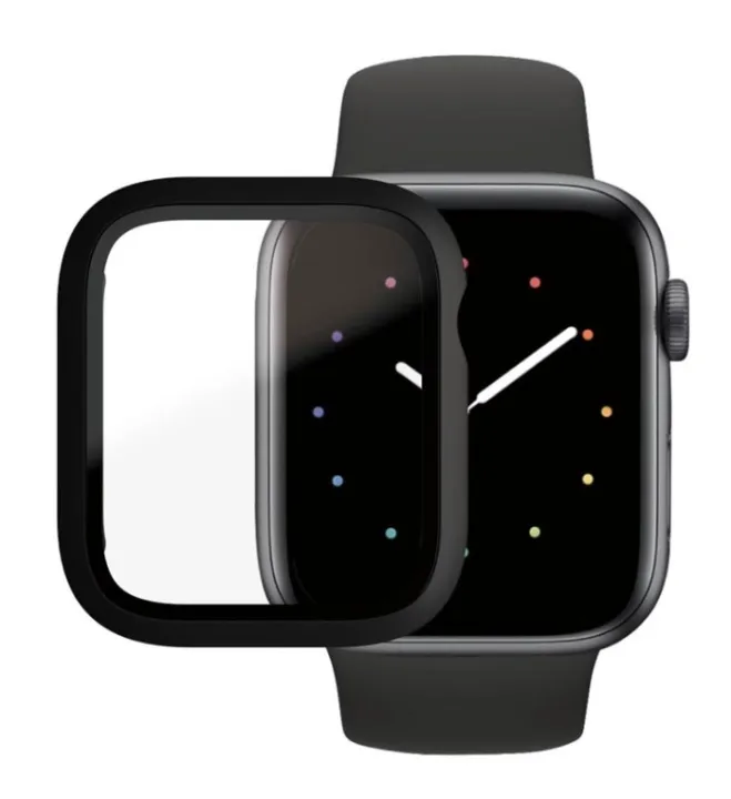 Alternativ bild 0 för PanzerGlass™ Full Body Screen Protector for Apple Watch 4/5/6/SE black 44 mm 3641 - Unisex - Glass