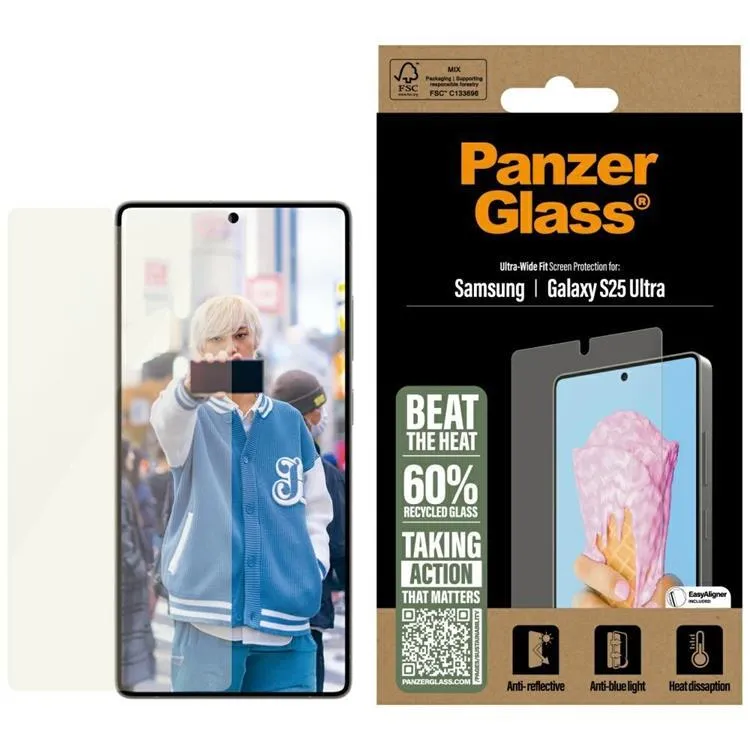 Alternativ bild 0 för PanzerGlass Galaxy S25 Ultra All-in-One skärmskydd