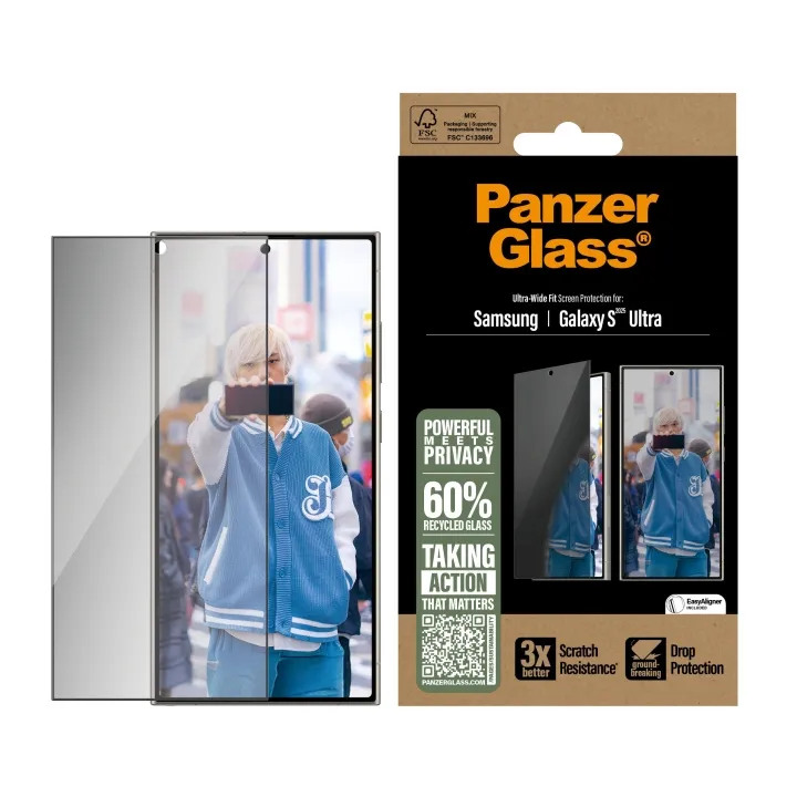 Alternativ bild 0 för PanzerGlass Galaxy S25 Ultra Privacy skärmskydd