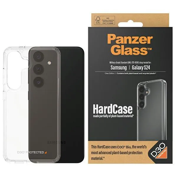 Alternativ bild 0 för PanzerGlass™ | Hardcase - Bakre omslag - Transparent | Galaxy S24