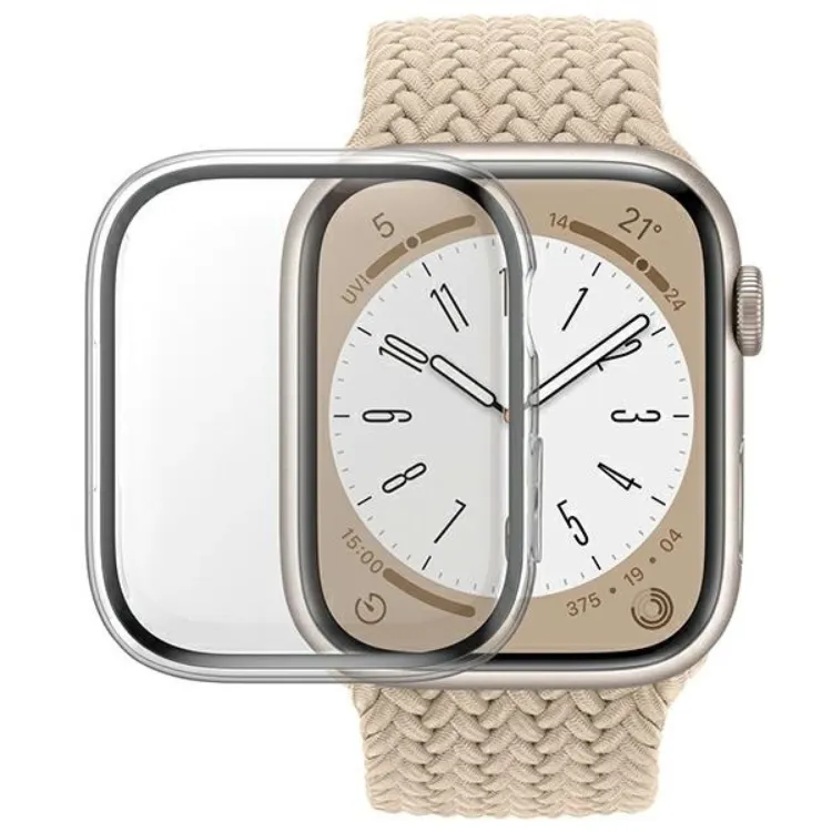 Alternativ bild 0 för PanzerGlass™ | Helkropp - Skärmskydd för smart klocka - Genomskinlig | Apple Watch 9 (45 mm)