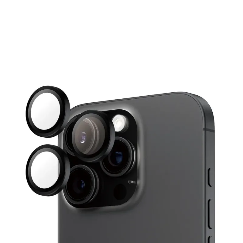 Alternativ bild 0 för PanzerGlass Hoops - Linsskydd för mobiltelefon - dubbla kanaler, LEMO FGG.2B.310 - glas