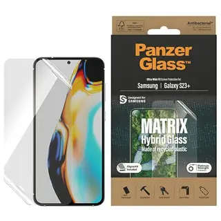 Produktfoto för PanzerGlass™ | Matrix Hybrid Glass - Skärmskydd - Ultravid passform | Samsung® Galaxy S23+